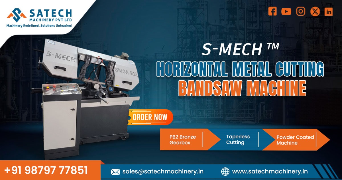 Horizontal Metal Cutting Bandsaw Machine in Madhya Pradesh