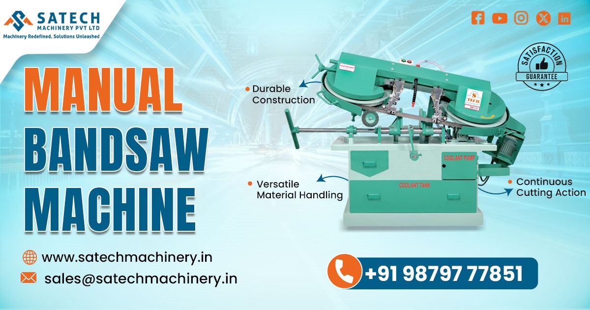Supplier of Manual Bandsaw Machine in Maharashtra