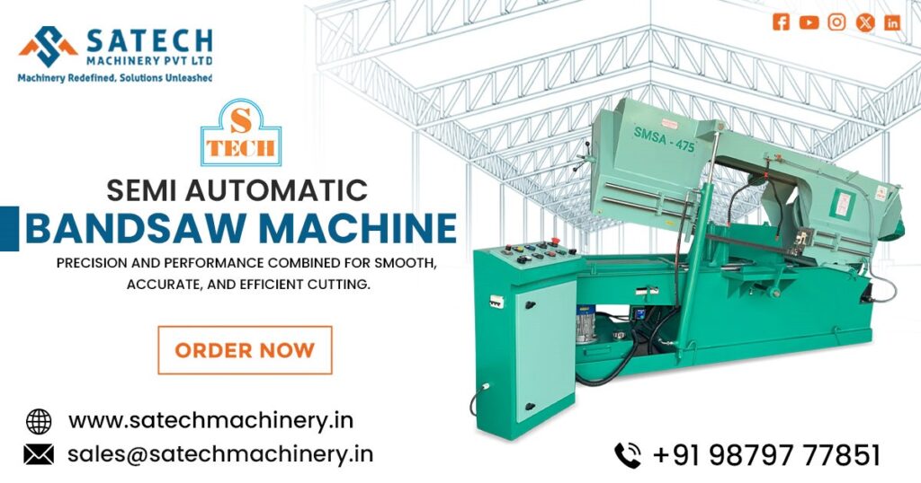 Semi Automatic Bandsaw Machine in Jharkhand