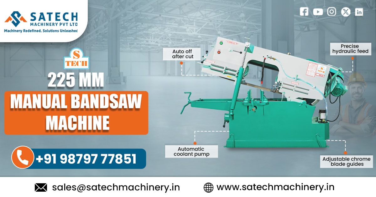 225 mm Manual Bandsaw Machine in Rajsthan