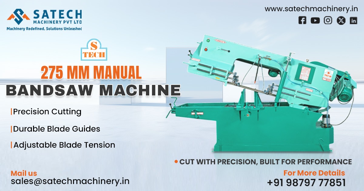 275 mm Manual Bandsaw Machine in Madhya Pradesh