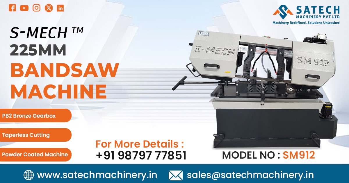 9 inch Horizontal Manual Bandsaw Machine in Maharashtra