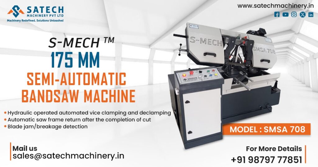 175 mm Semi-Automatic Bandsaw Machine in Chhattisgarh