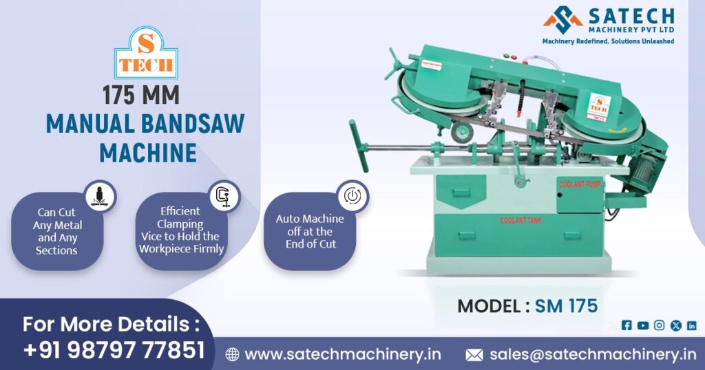 175 mm Manual Bandsaw Machine in Rajasthan