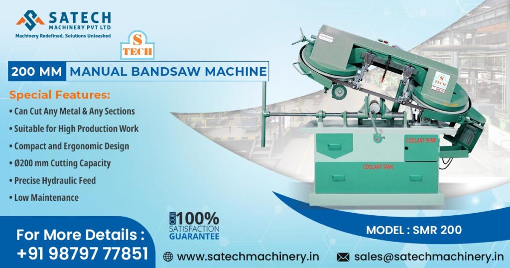200 mm Manual Bandsaw Machine in Gujarat