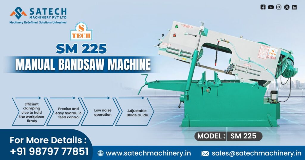 225 mm Manual Bandsaw Machine in Punjab