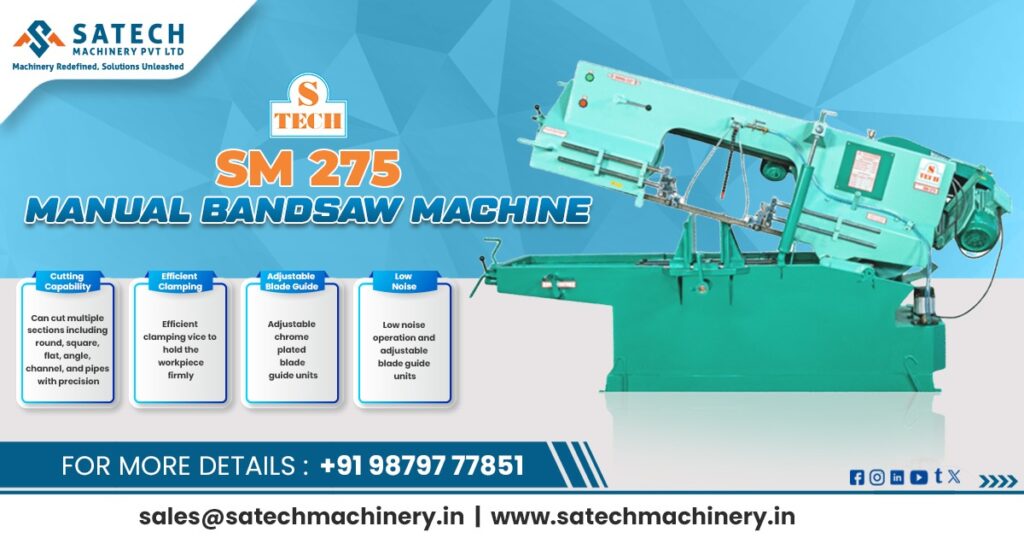 275 mm Manual Bandsaw Machine in Uttar Pradesh