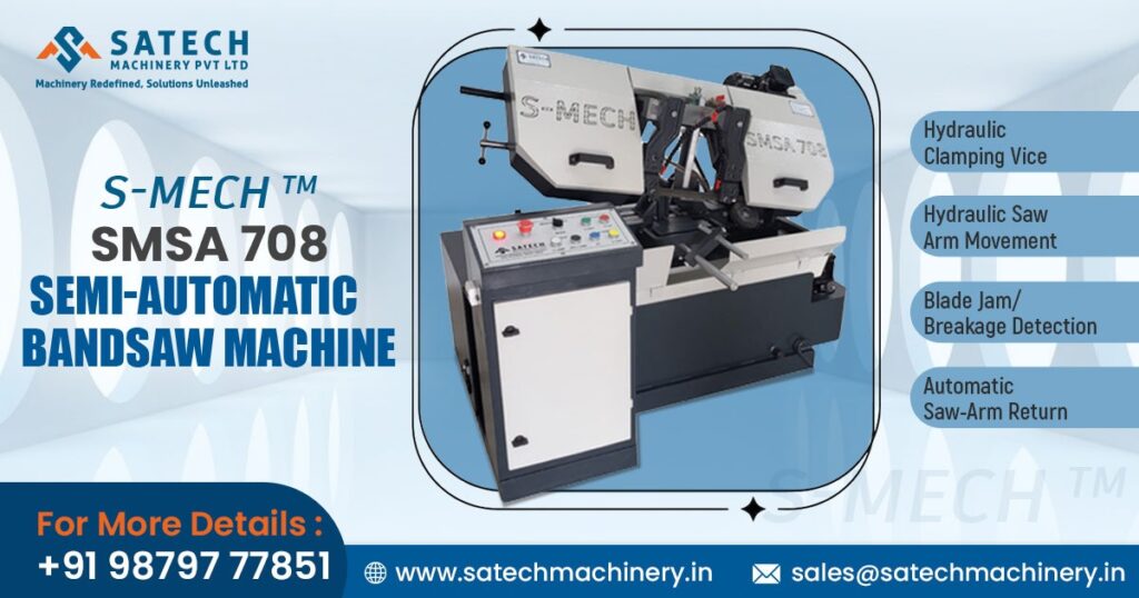 175 mm Semi-Automatic Bandsaw Machine in Gujarat