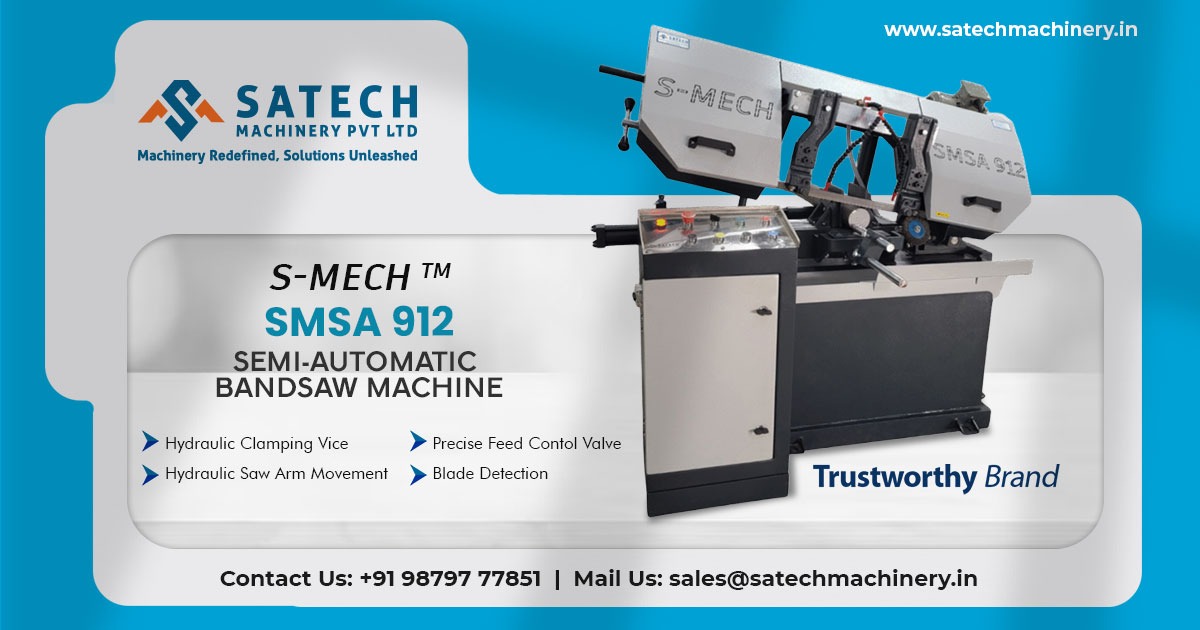 225 mm Semi-Automatic Bandsaw Machine in Maharashtra