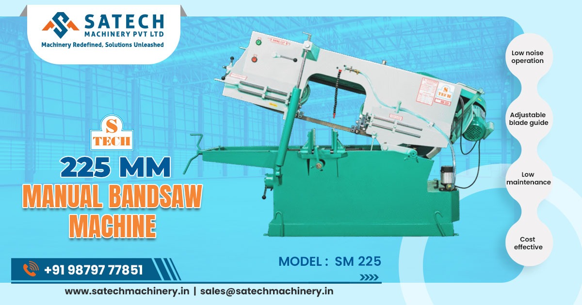 225 mm Manual Bandsaw Machine in Indore