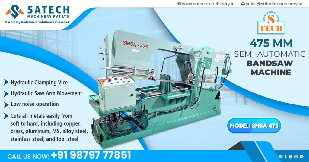 475 mm Semi-Automatic Bandsaw Machine in Jodhpur