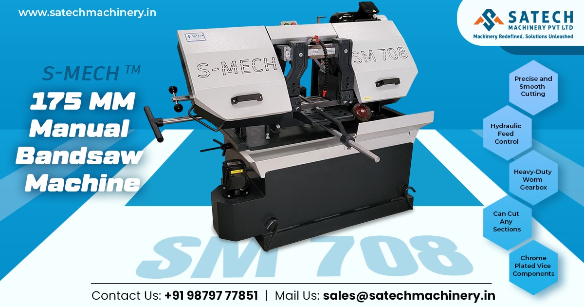 Hinge Type Metal Cutting Bandsaw Machine Supplier in Palghar