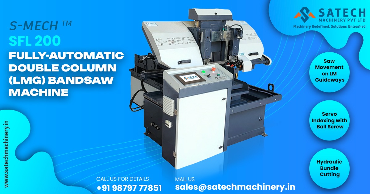 Fully-Automatic Double Column (LMG) Bandsaw Machine in Solapur