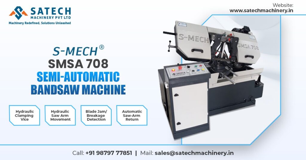 Semi-Automatic Bandsaw Machine in Pali