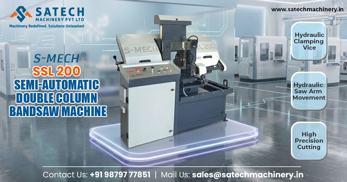 Semi-Automatic Double Column Bandsaw Machine Manufacturer