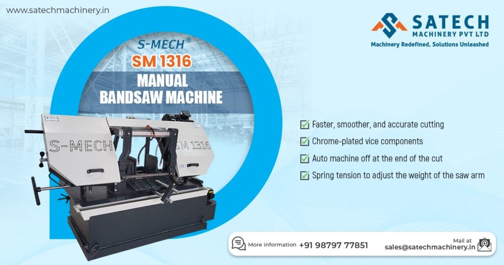 Pivot Type Manual Bandsaw Machine Manufacturer