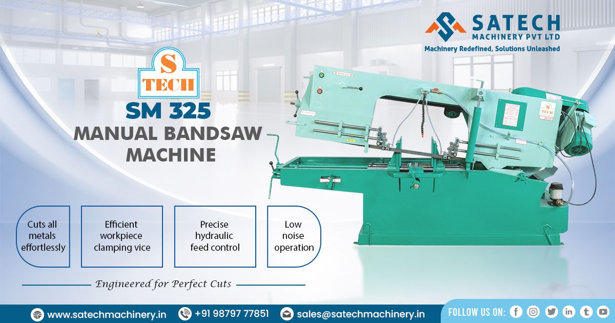 Best Swing Type Manual Bandsaw Machine for Industrial Use