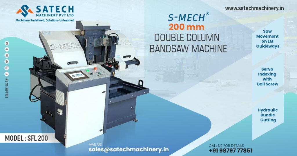 Best 200 mm Double Column Bandsaw Machines for Industrial Use
