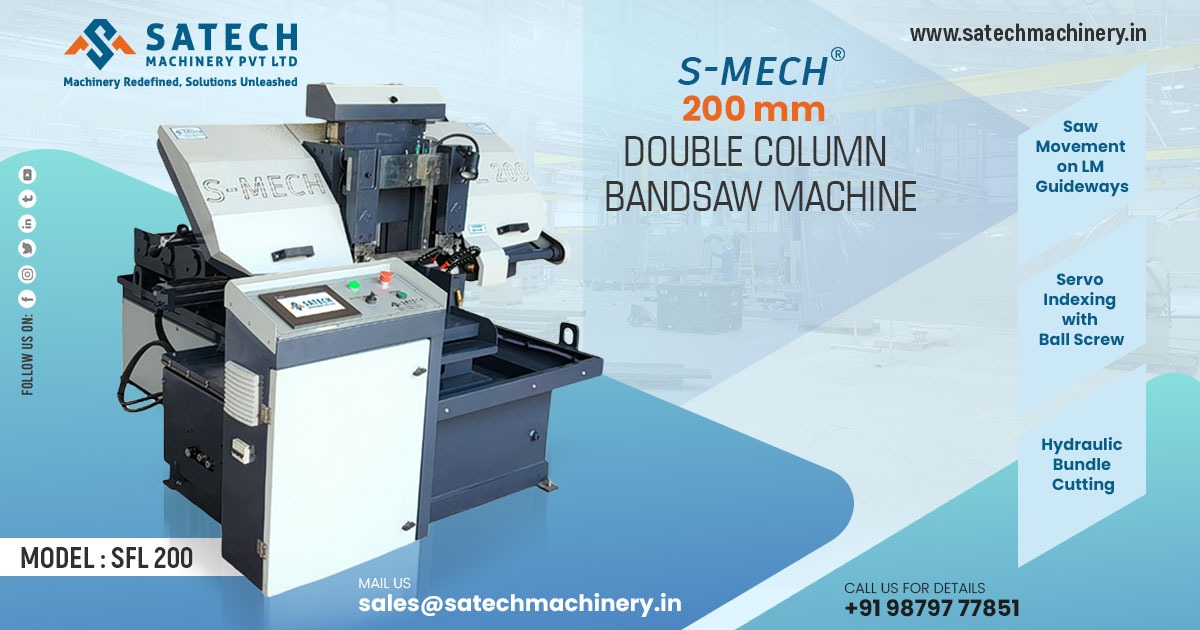 Best 200 mm Double Column Bandsaw Machines for Industrial Use
