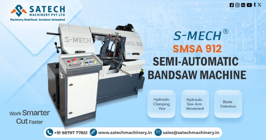 Manufacturer of Horizontal Metal Cutting Bandsaw Machine