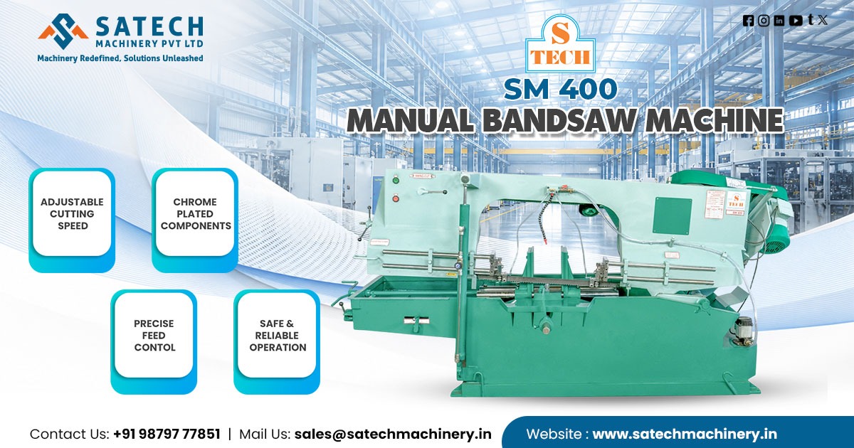 SM 400 metal cutting bandsaw machine for industrial use