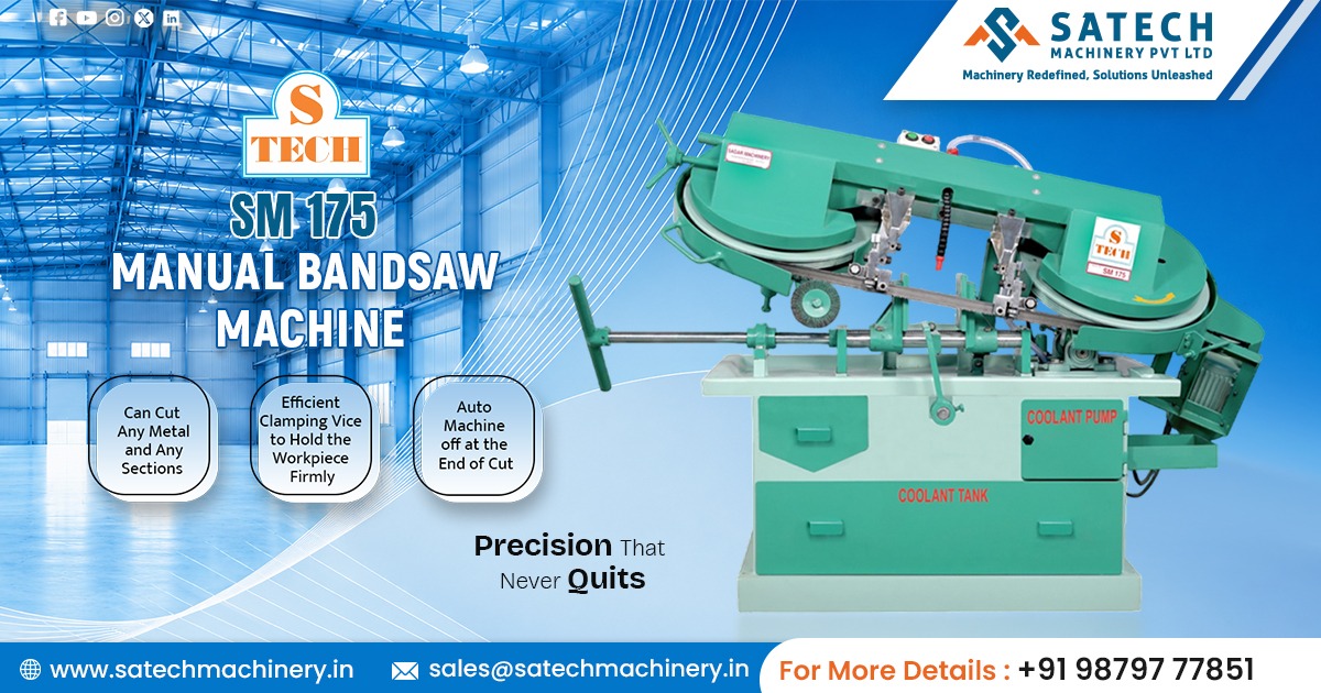 Manufacturer of Pivot Types Manual Bandsaw Machine