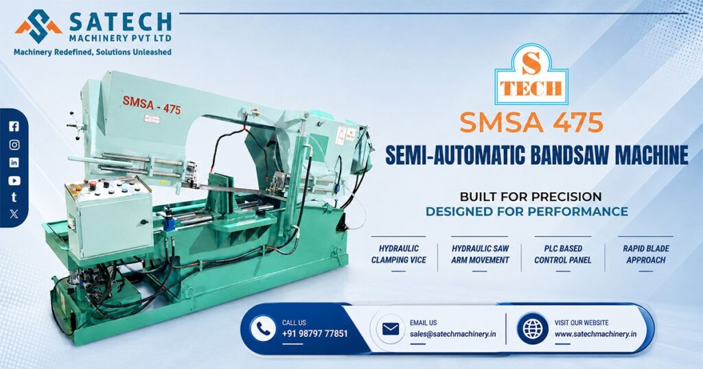 Manufacturer Semi-Automatic Horizontal Bandsaw Machine