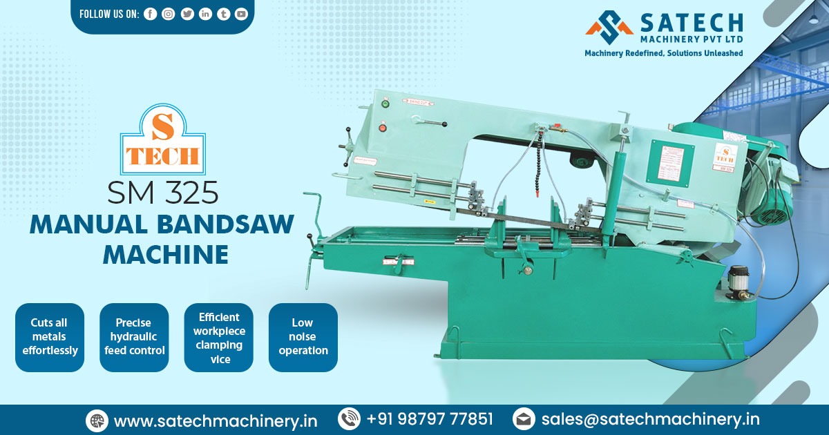 Pivot Types Manual Bandsaw Machine Supplier in Kochi