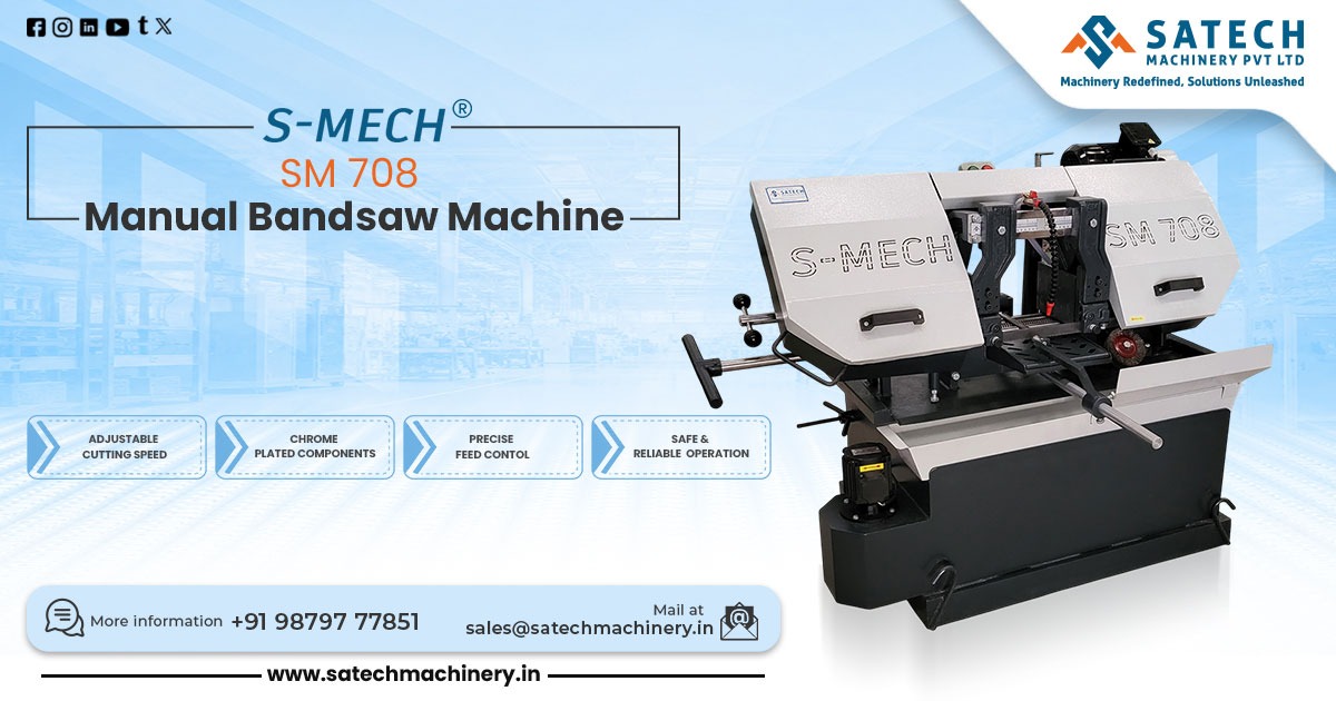 Metal Cutting Bandsaw Machine Manufacturer and Supplier in Gurugram