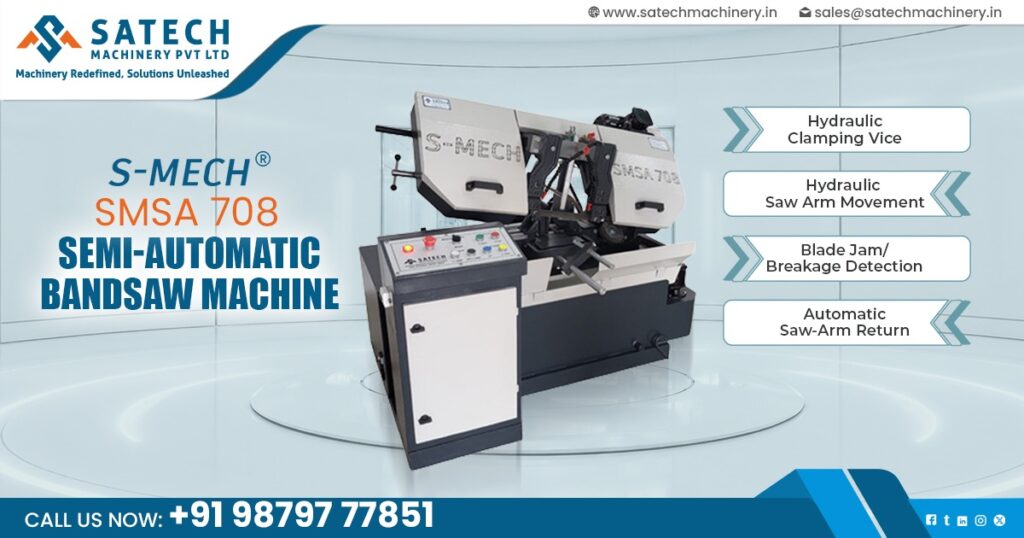 Semi-Automatic Bandsaw Machine Supplier in Jalandhar