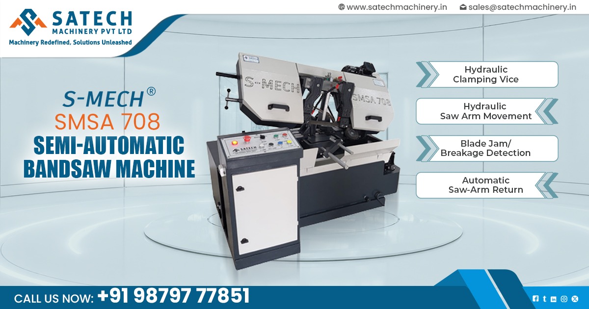 Semi-Automatic Bandsaw Machine Supplier in Jalandhar