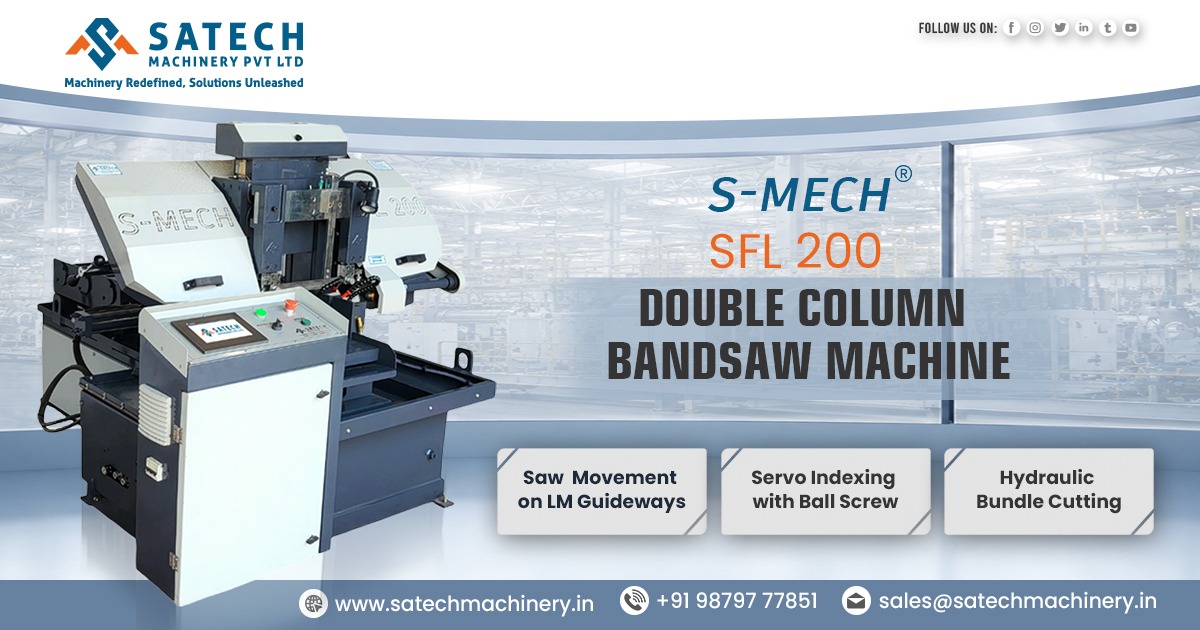 Double Column Fully Automatic Bandsaw Machine in Rourkela
