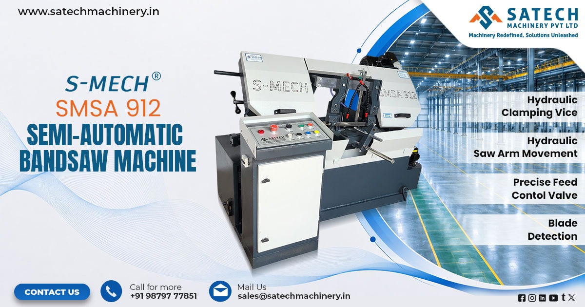 Semi-Automatic Bandsaw Machine in Mumbai, Maharashtra