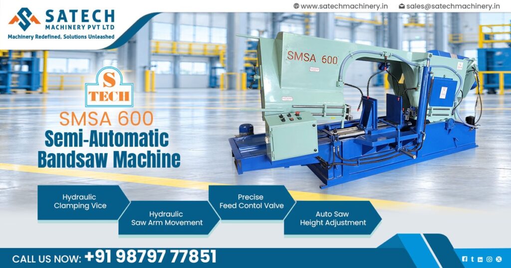 Industrial Semi Automatic Bandsaw Machine