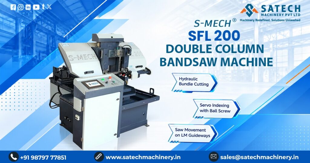 Double Column Fully Automatic Bandsaw Machine Manufacturer