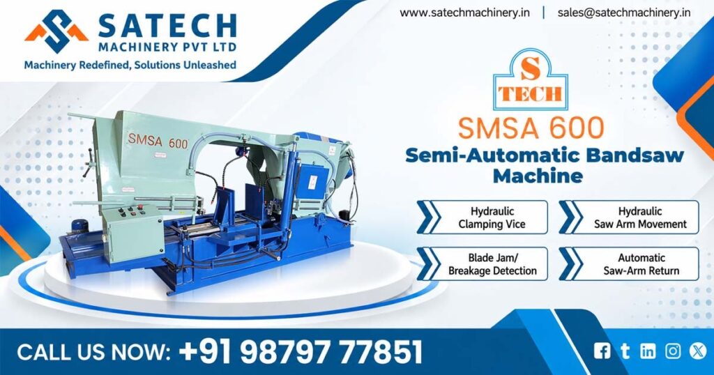 600 mm Semi-Automatic Bandsaw Machine Manufacturer