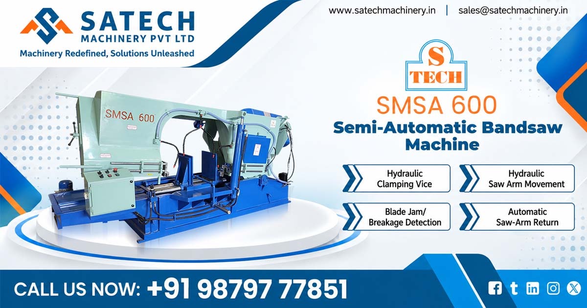 600 mm Semi-Automatic Bandsaw Machine Manufacturer